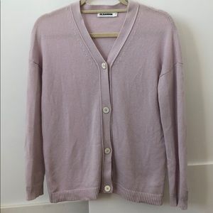 Jil Sander Lavender Cardigan